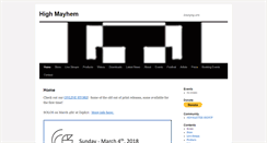 Desktop Screenshot of highmayhem.org